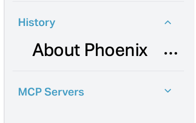 Chat History Overview