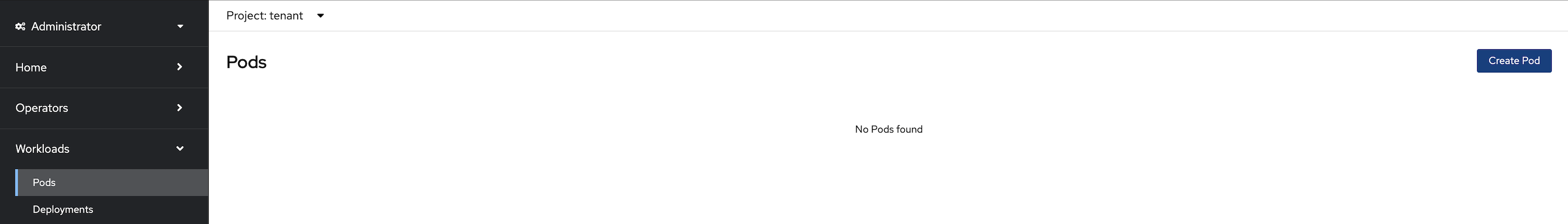 image Openshift Pods